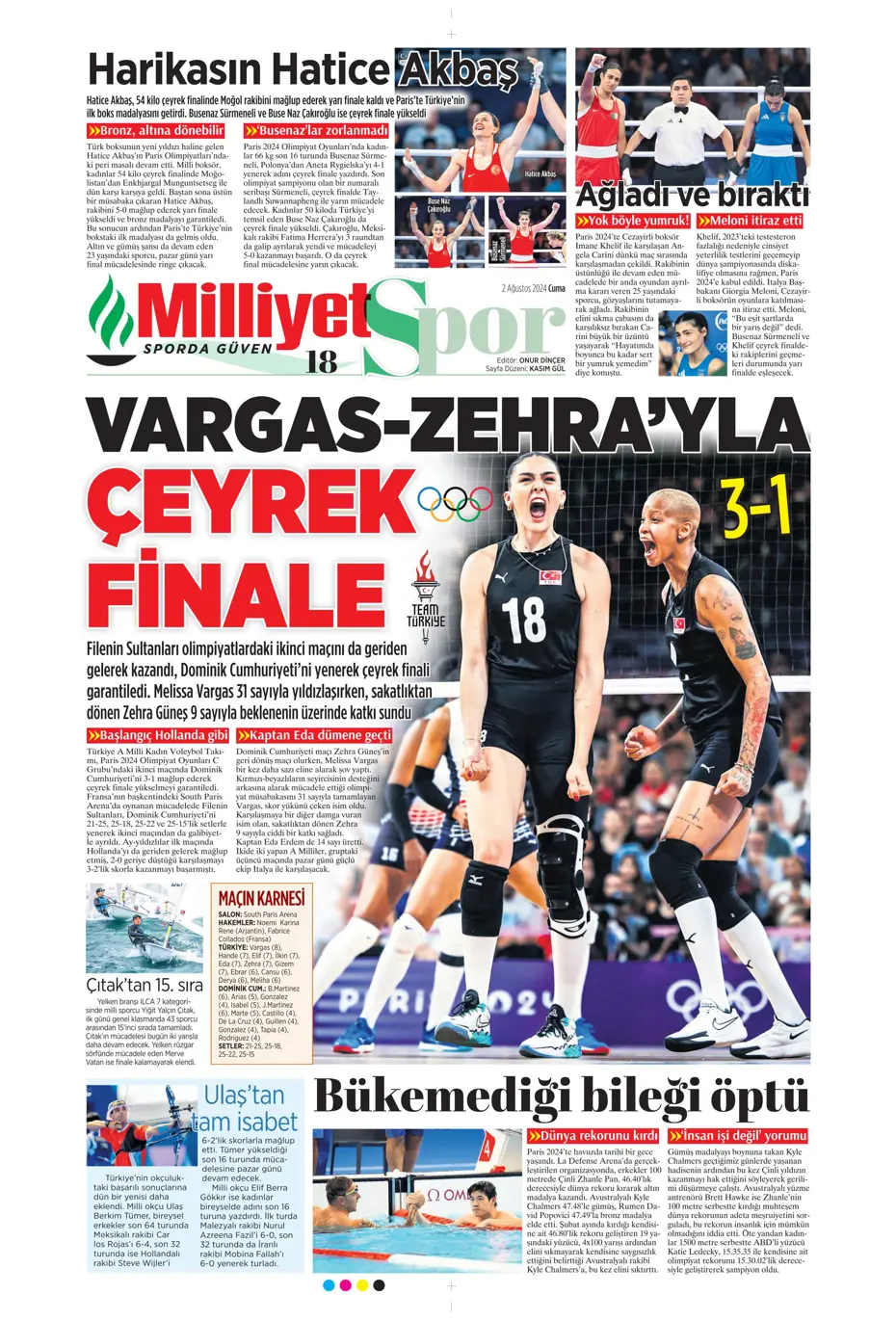 "Amrabat adım adım Kadıköy'e" | Sporun manşetleri - 22