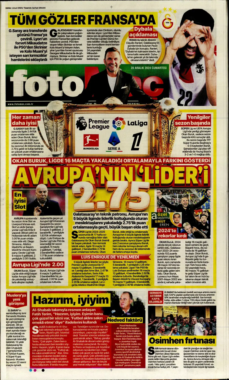"Ronaldo'nun talebiyle En-Nesyri'ye 40 milyon euro" | Sporun manşetleri - 14