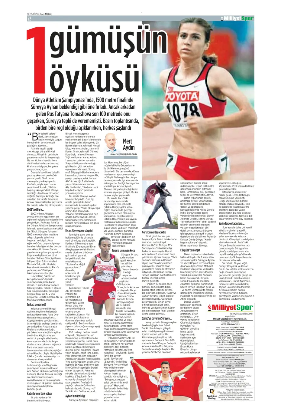 "Dzeko bavulları topluyor" Sporun manşetleri (18 Haziran 2023) - 17