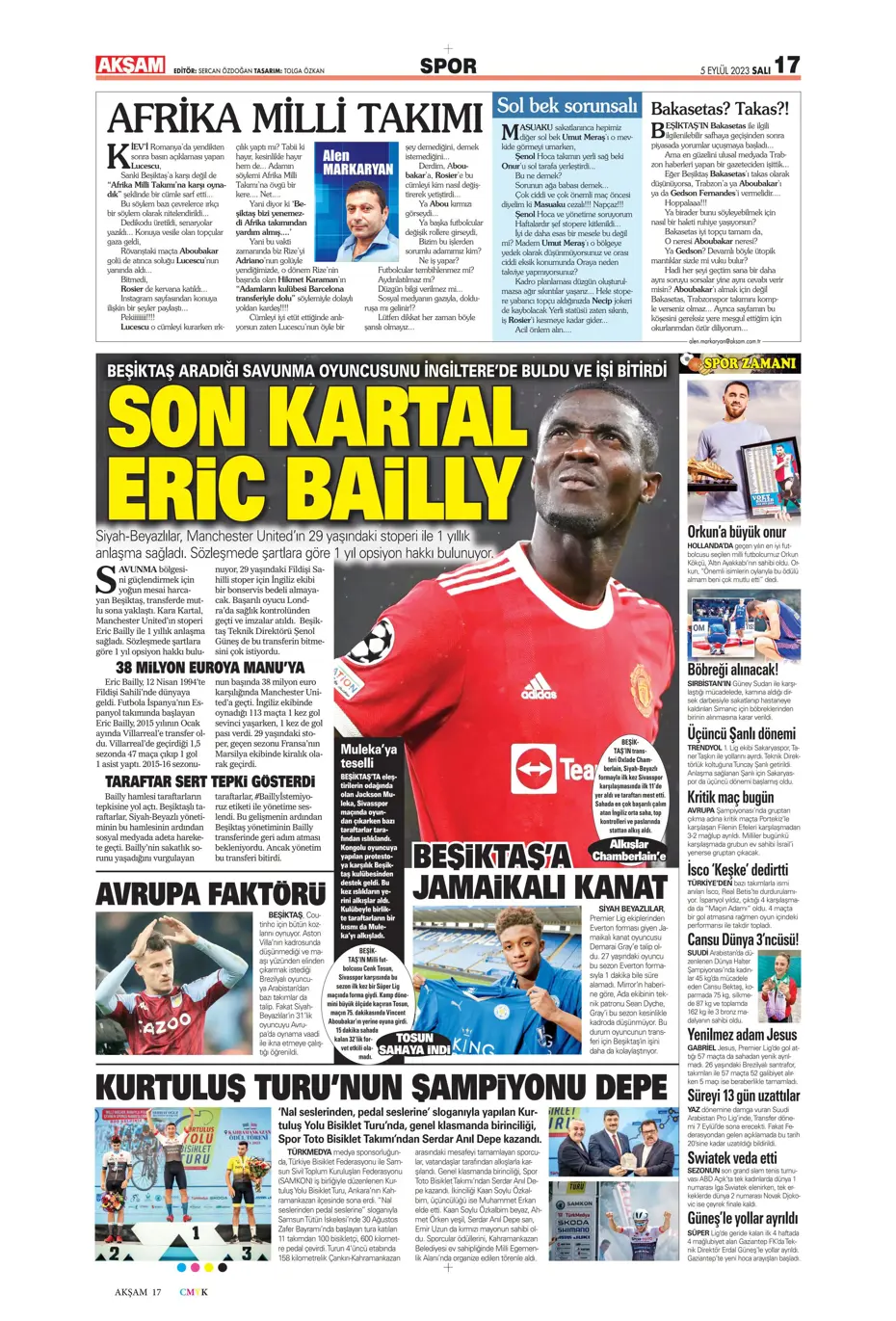 "Aslan'dan çifte bomba" | Sporun Manşetleri - 3 "Aslan'dan çifte bomba" | Sporun Manşetleri - 3