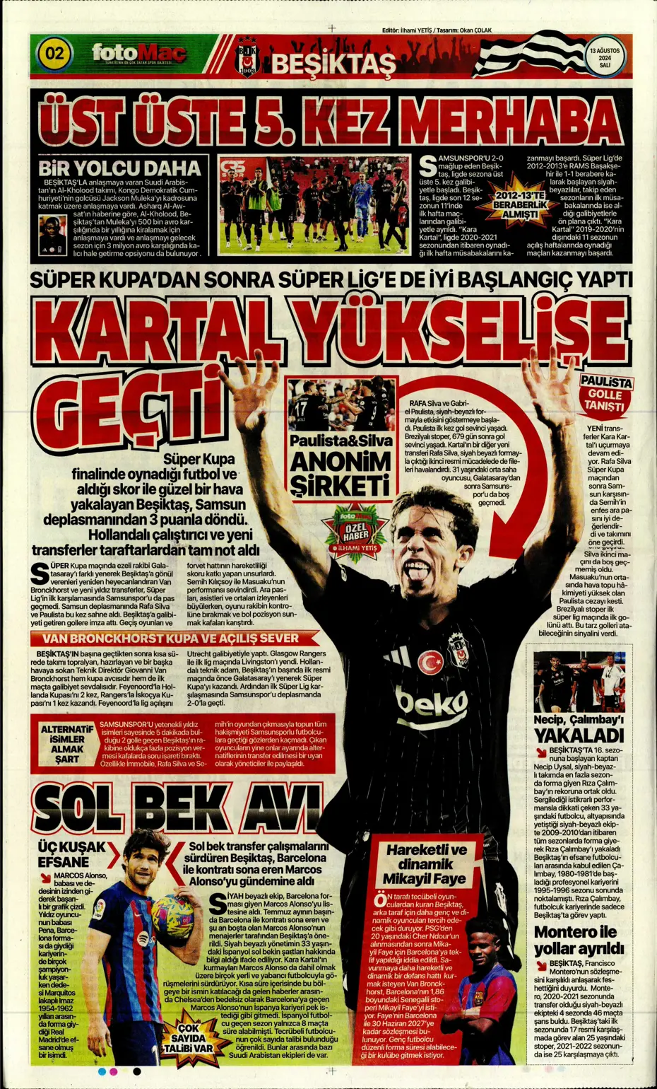 "Szymanski'ye 27 milyon euroluk teklif" | Sporun manşetleri - 12