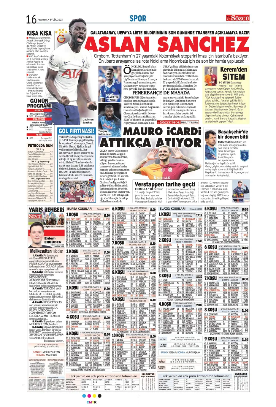 "100'ümüzün akı Türk kadını" | Sporun manşetleri (4 Eylül 2023) - 27
