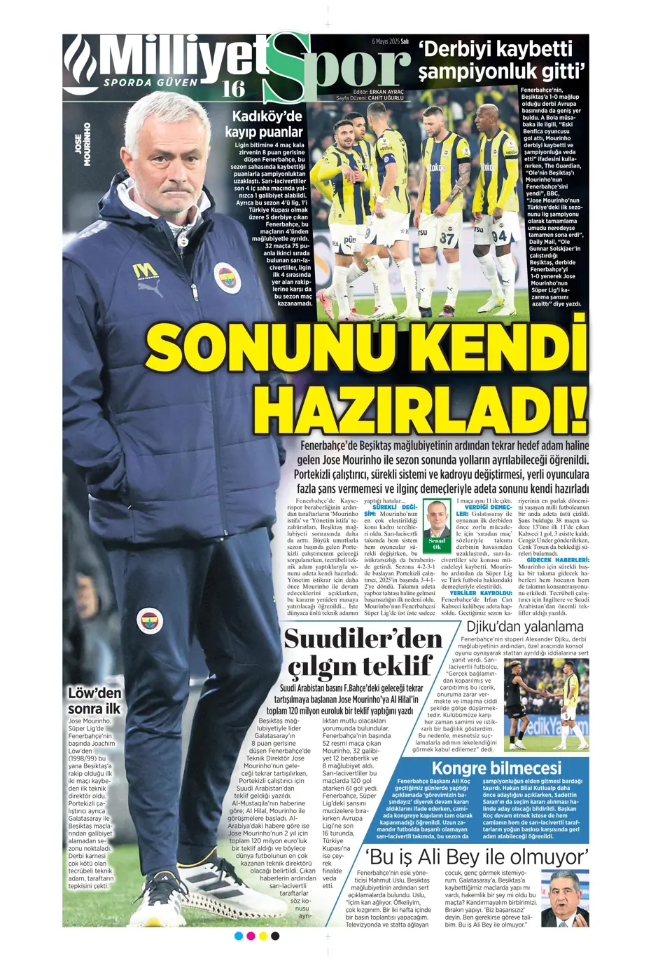 "Galatasaray'da tarihi hazırlık: Yer yerinden oynayacak" | Sporun manşetleri - 15