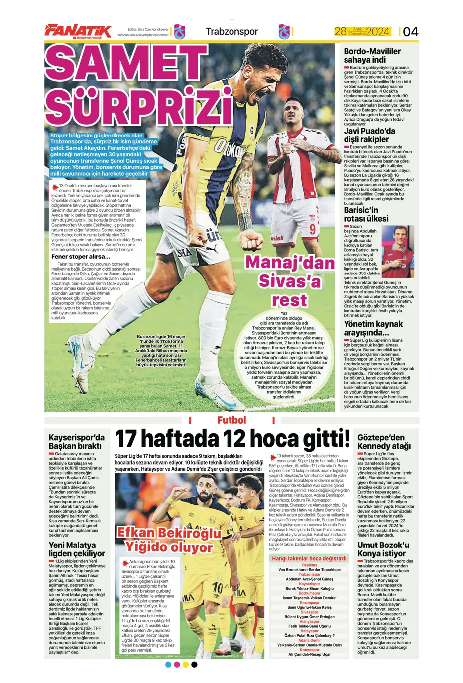 "Ronaldo'nun talebiyle En-Nesyri'ye 40 milyon euro" | Sporun manşetleri - 5