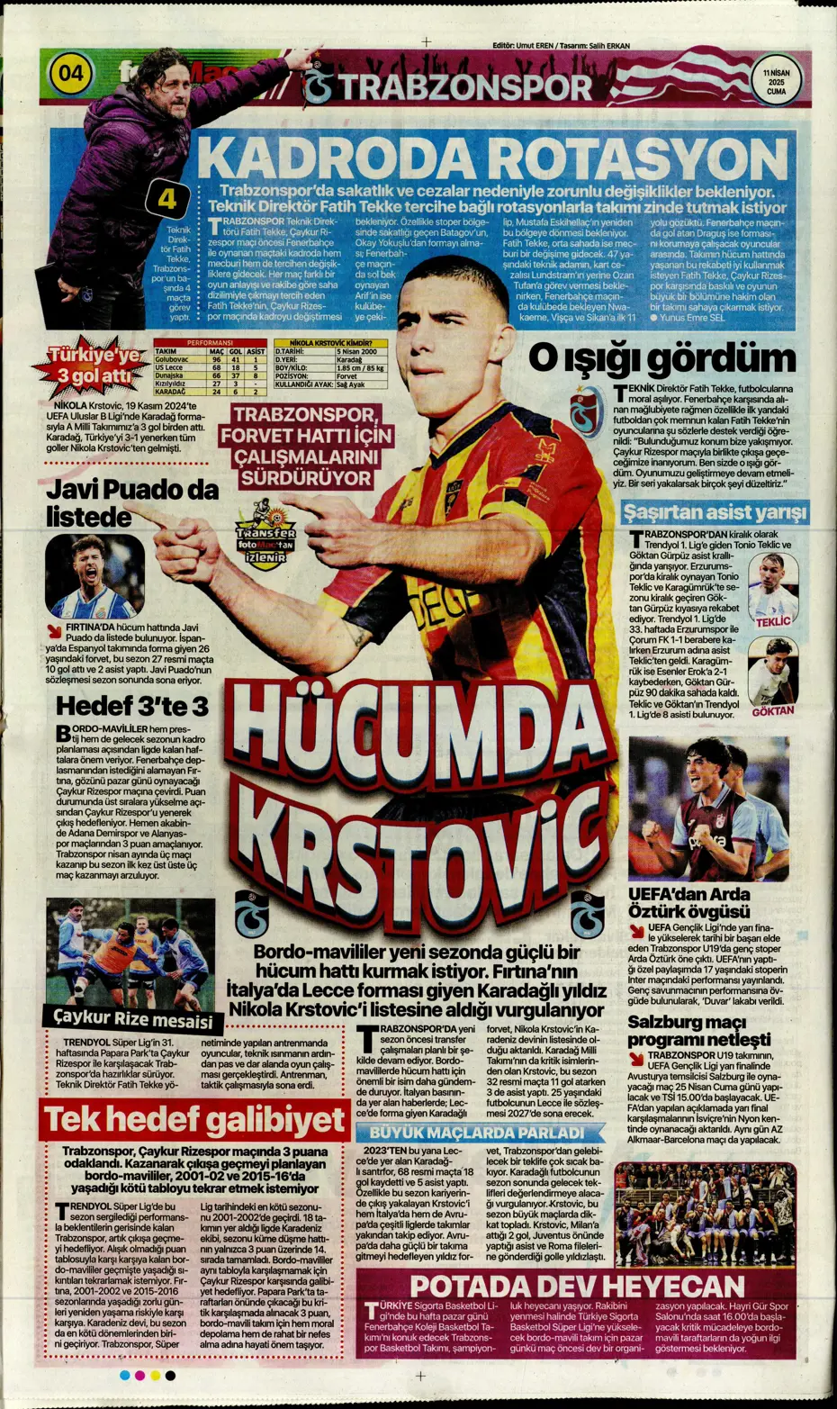 "Real Madrid'den Mourinho hamlesi" | Sporun manşetleri - 13