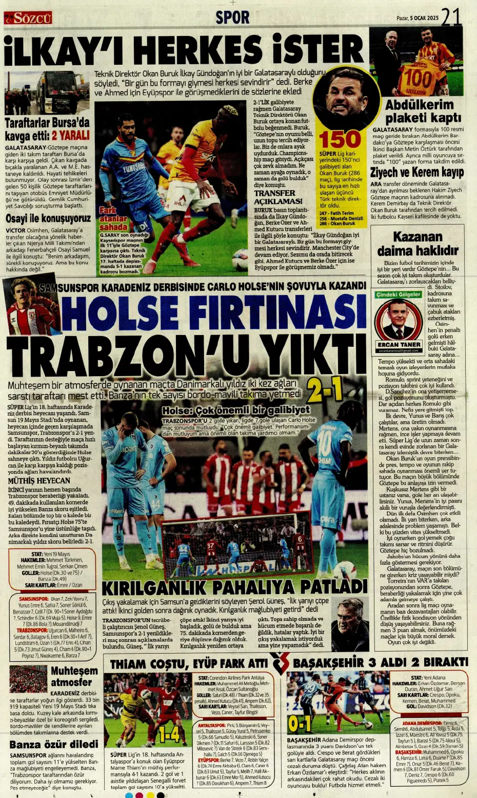 "31 milyon euroluk stoper Fenerbahçe'ye" | Sporun manşetleri - 23
