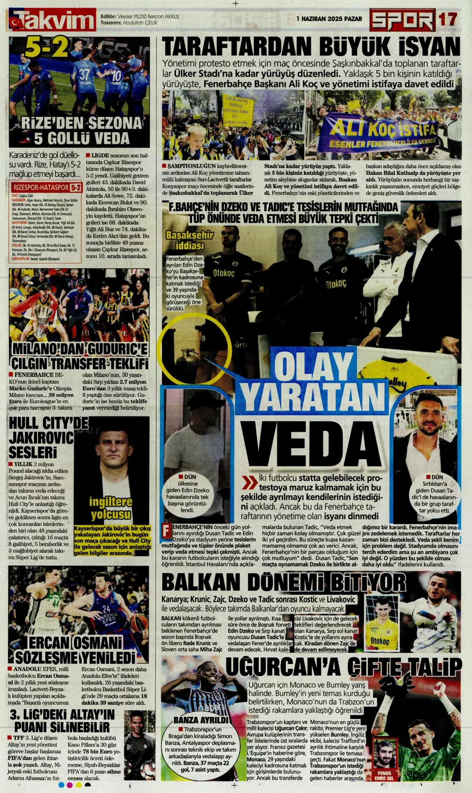 "Galatasaray'dan Lewandowski bombası" | Sporun manşetleri - 38