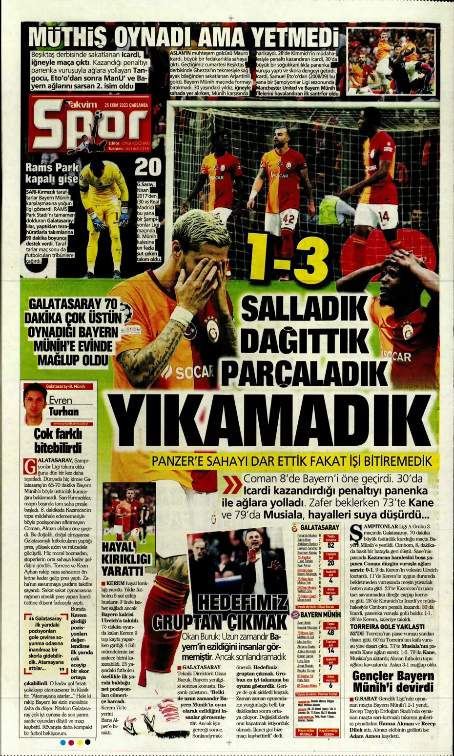 "Adaletin bu mu futbol?" | Sporun manşetleri (25 Ekim 2023) - 23