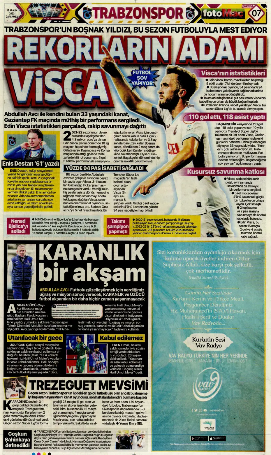 "Aslan'ın yeni yeri Avrupa Ligi" | Sporun manşetleri (13 Aralık 2023) - 13
