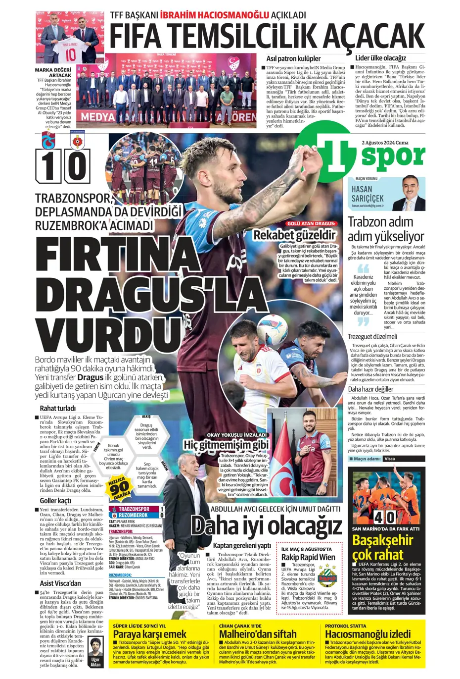 "Amrabat adım adım Kadıköy'e" | Sporun manşetleri - 33