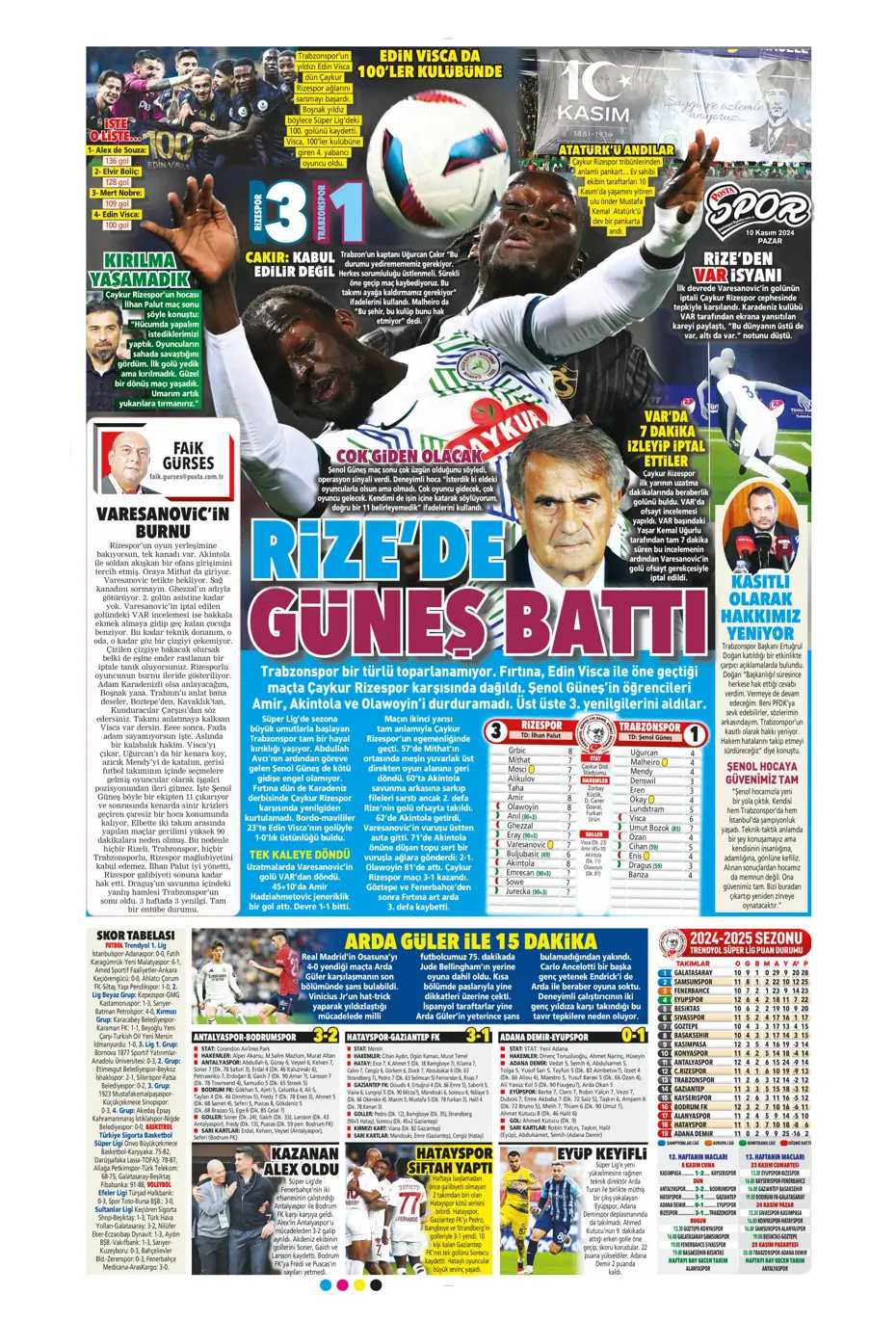 "Cimbom devleri gölgesinde bıraktı" | Sporun manşetleri (10 Kasım 2024) - 20