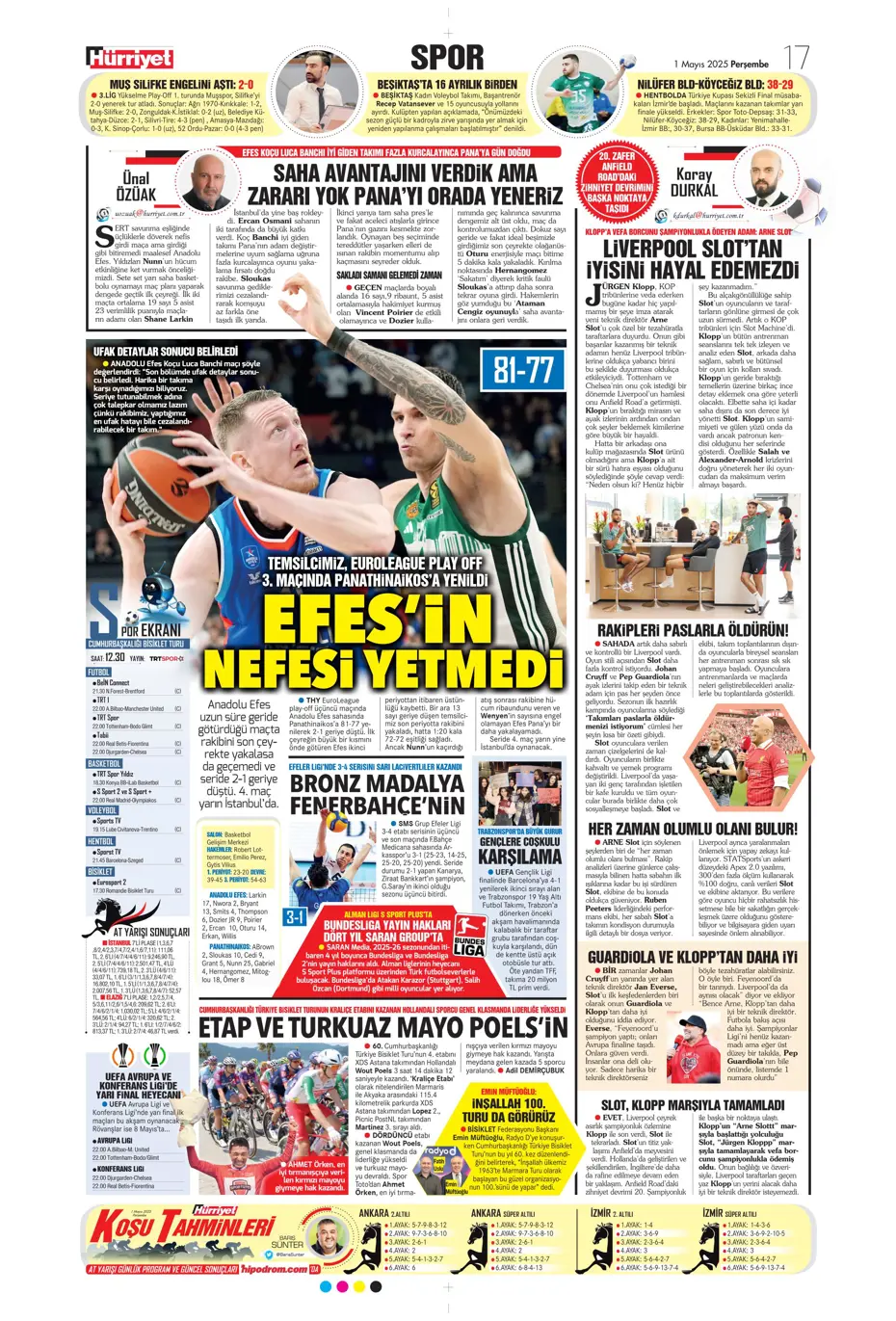 "Aslan'ın Sane planı" | Sporun manşetleri - 16