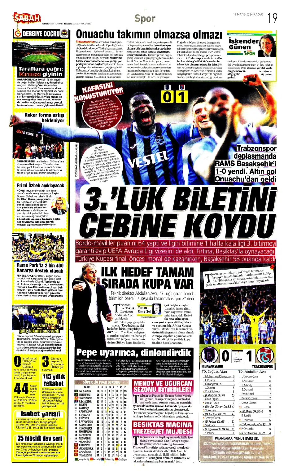 "Nefes kesecek sezon finali" | Sporun Manşetleri - 25