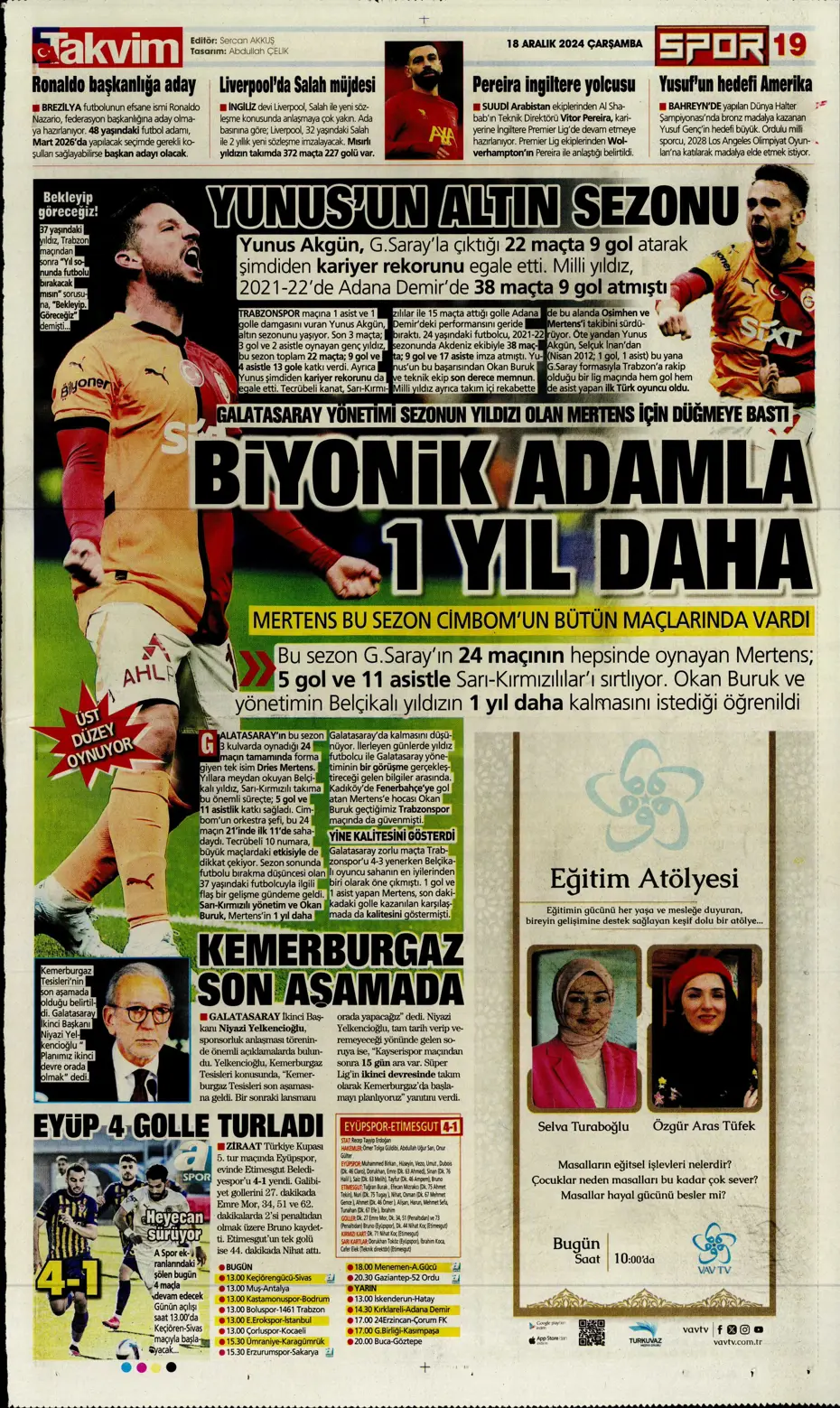 "Aslan Dybala'yı getiriyor" | Sporun manşetleri - 34