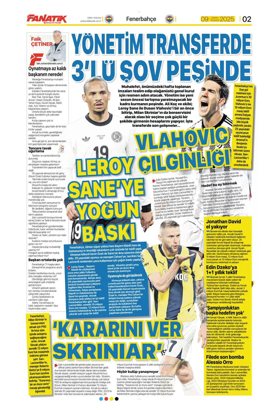 "Hakim Ziyech geri dönüyor" | Sporun manşetleri - 5