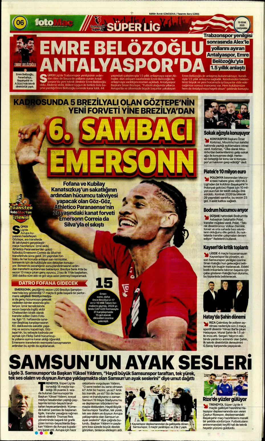 "Fenerbahçe'de yeni hedef Koki Machida" | Sporun manşetleri - 14 "Fenerbahçe'de yeni hedef Koki Machida" | Sporun manşetleri - 14