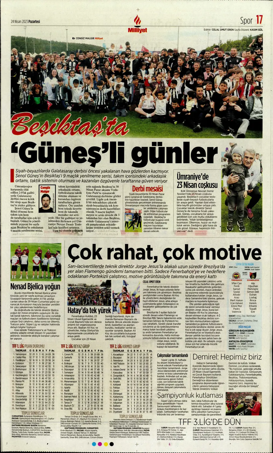 "Buruk bayram" | Sporun manşetleri (24 Nisan 2023) - 20