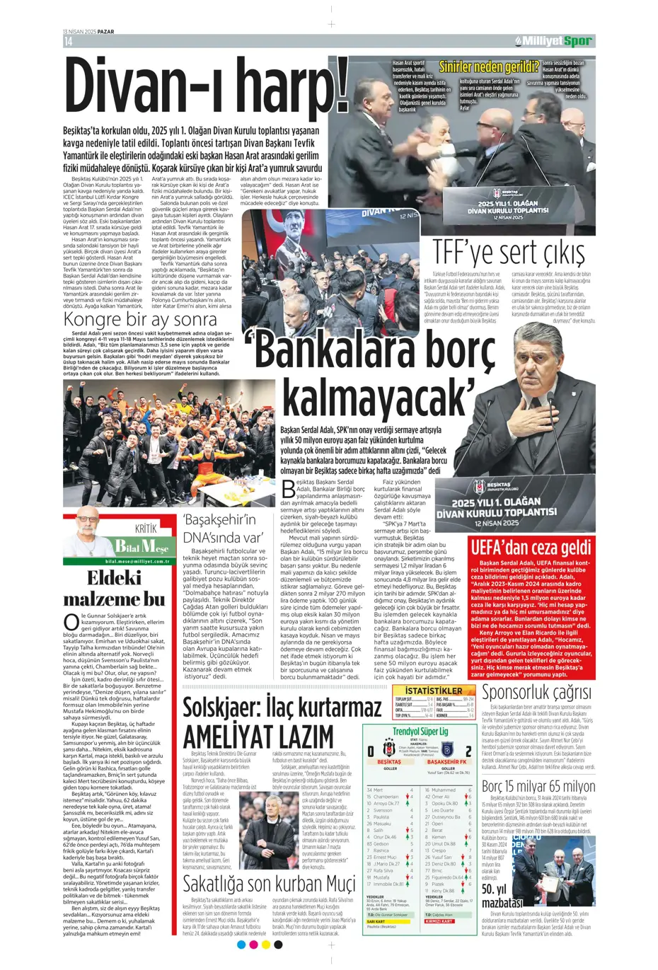 "Dzeko'nun yerine Müller" | Sporun manşetleri - 25