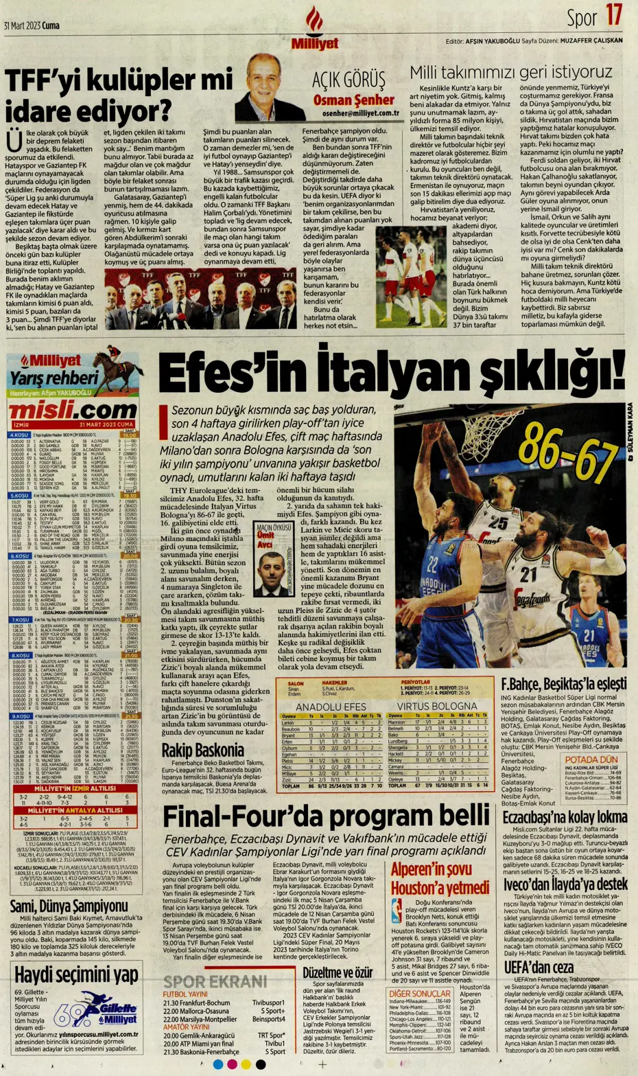 "Dev maçın 11'leri hazır" | Sporun Manşetleri - 20 "Dev maçın 11'leri hazır" | Sporun Manşetleri - 20