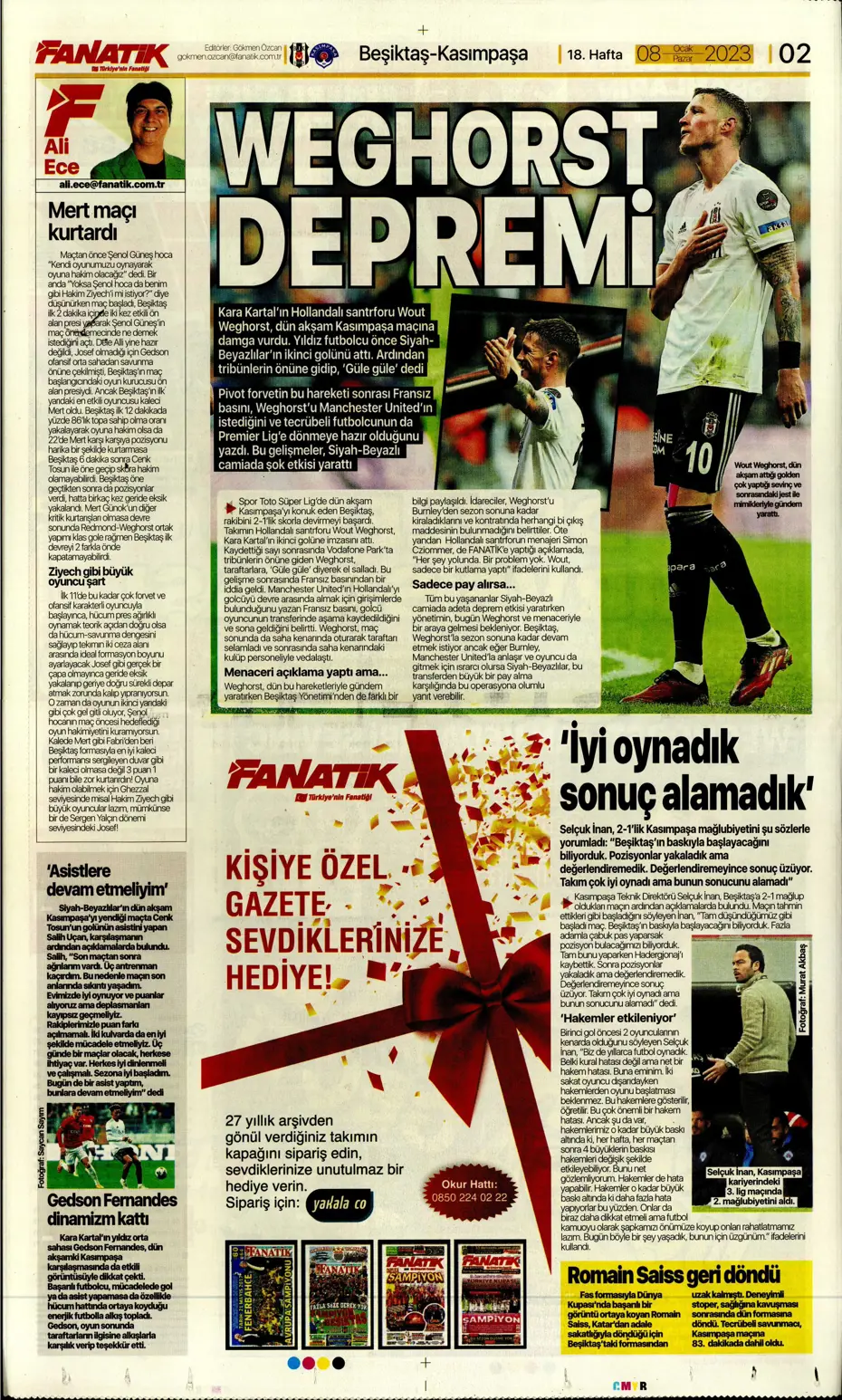 Sporun Manşetleri (8 Ocak 2023) - 6