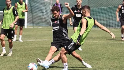 Beşiktaş, Samsunspor maçının taktiğini çalıştı