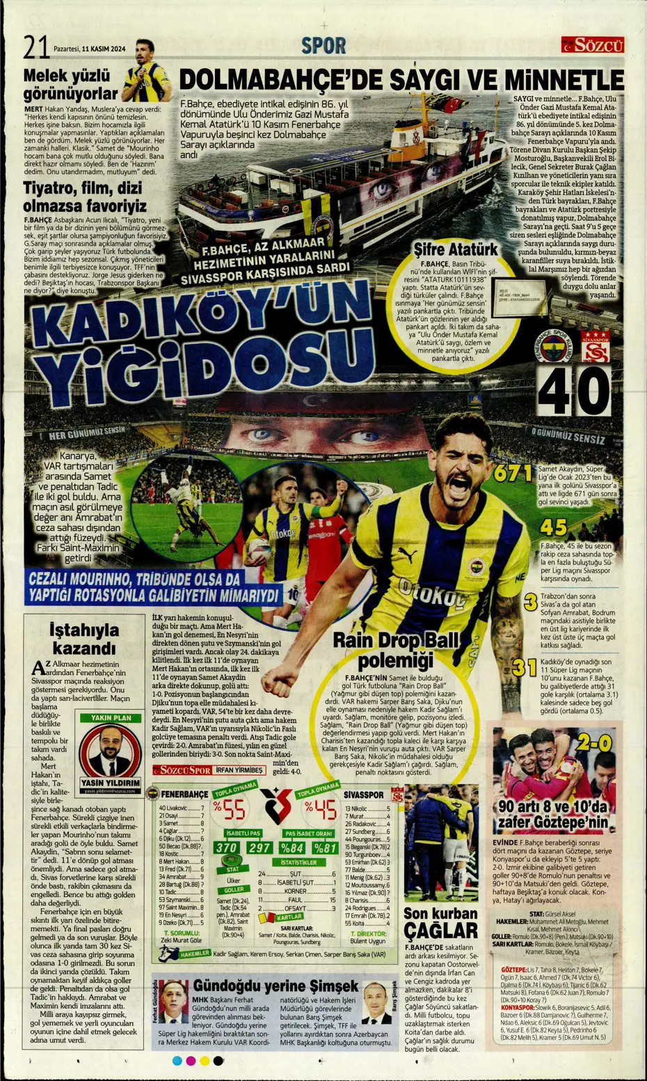 "Fenerbahçe'den Talisca ve Dybala bombası" | Sporun manşetleri - 27 "Fenerbahçe'den Talisca ve Dybala bombası" | Sporun manşetleri - 27