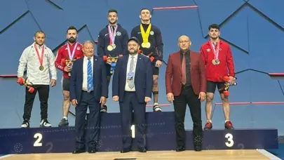 Avrupa Halter Şampiyonası'nda 3 madalya birden