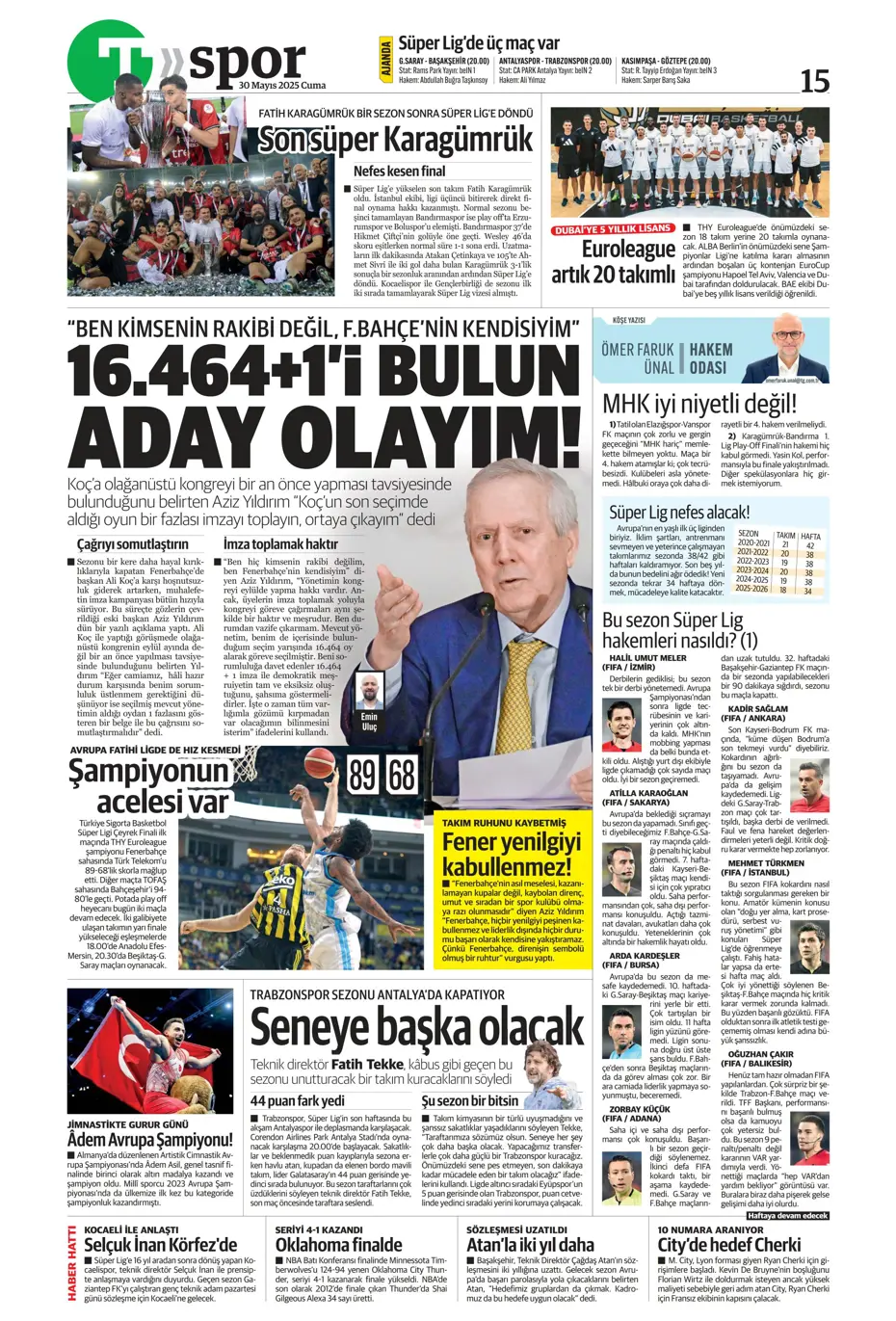 "Leroy Sane için büyük kapışma" | Sporun manşetleri - 38