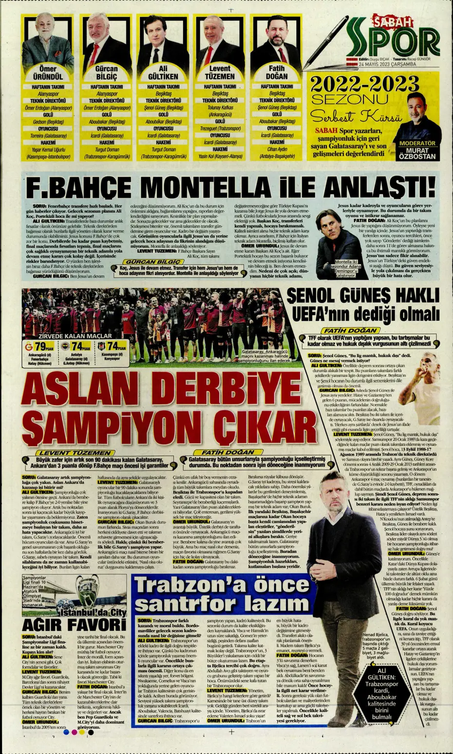 "Aslan'da taarruz başladı" | Sporun Manşetleri - 16
