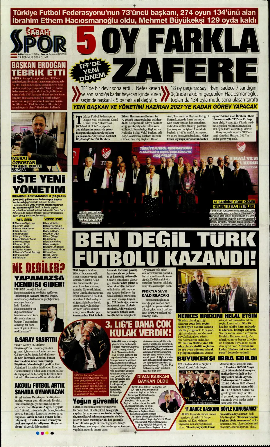 "Doue'nin vizesi Drogba'dan" | Sporun manşetleri (19 Temmuz 2024) - 28 "Doue'nin vizesi Drogba'dan" | Sporun manşetleri (19 Temmuz 2024) - 28