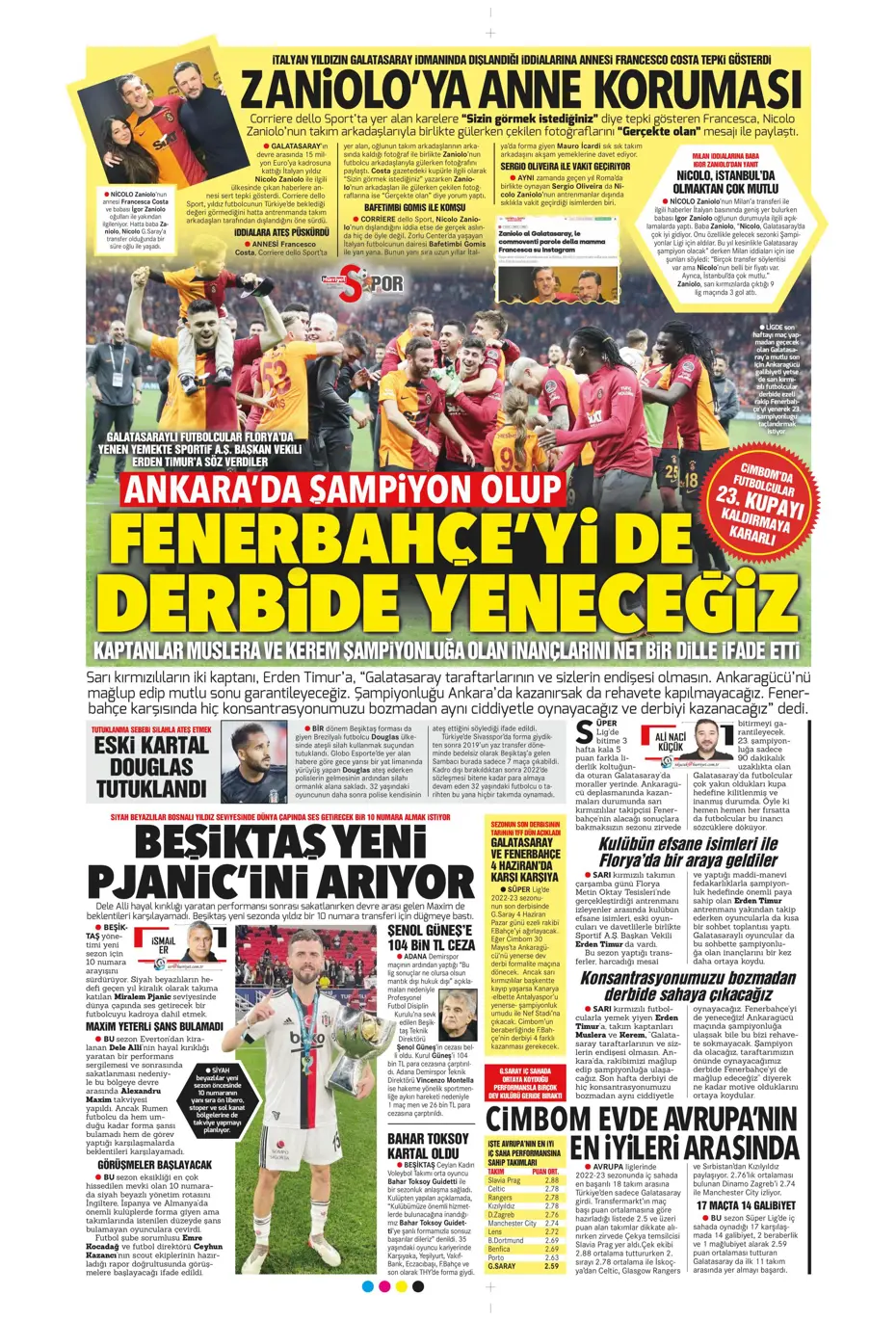 "Divock Origi F.Bahçe'ye doğru" | Sporun manşetleri (26 Mayıs 2023) - 17