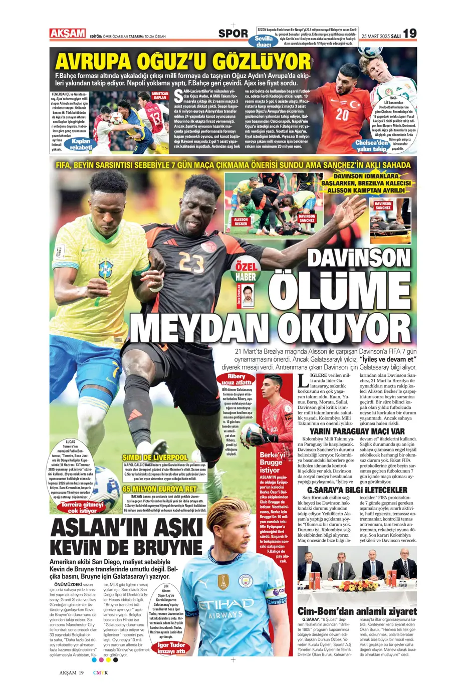 "Galatasaray'dan Osimhen'e çılgın teklif" | Sporun manşetleri - 4 "Galatasaray'dan Osimhen'e çılgın teklif" | Sporun manşetleri - 4