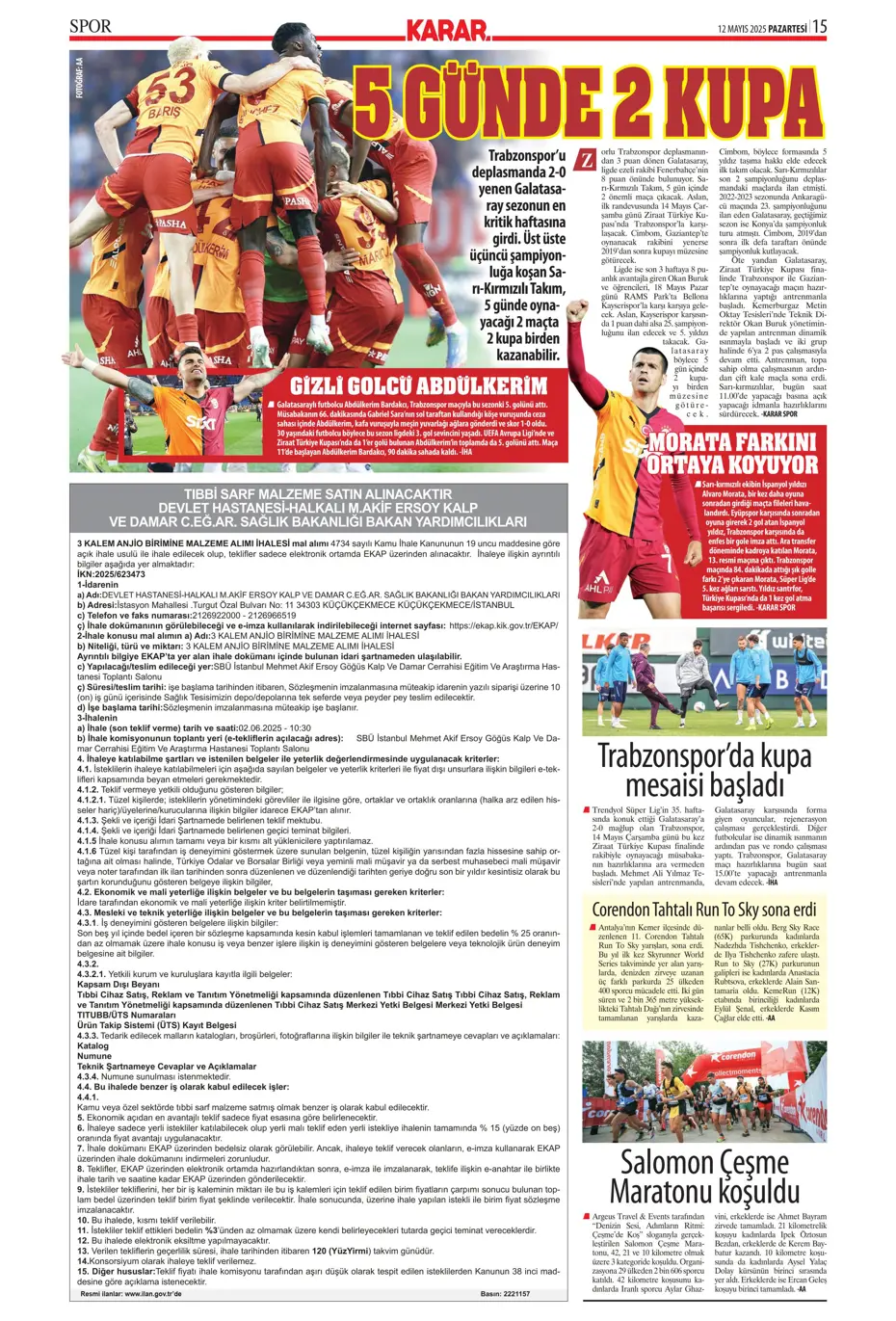 "Fenerbahçe'nin yeni golcüleri Jonathan David ve Abraham" | Sporun manşetleri - 16