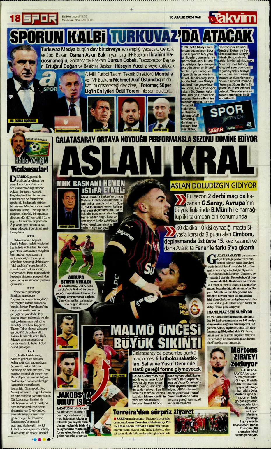 "Orban'ı Osimhen getiriyor" | Sporun manşetleri - 23