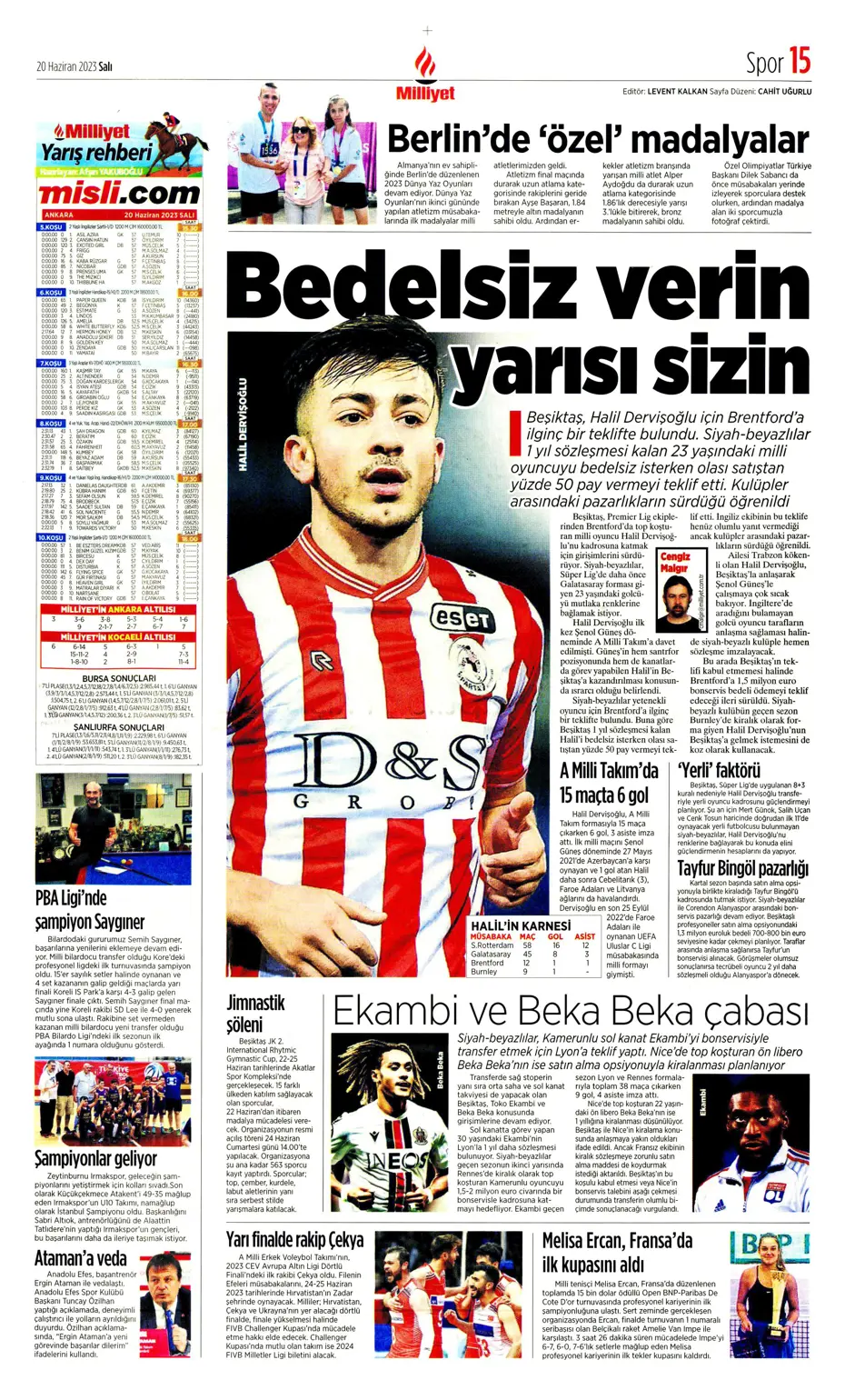 "Bekle bizi Almanya" | Sporun Manşetleri - 18
