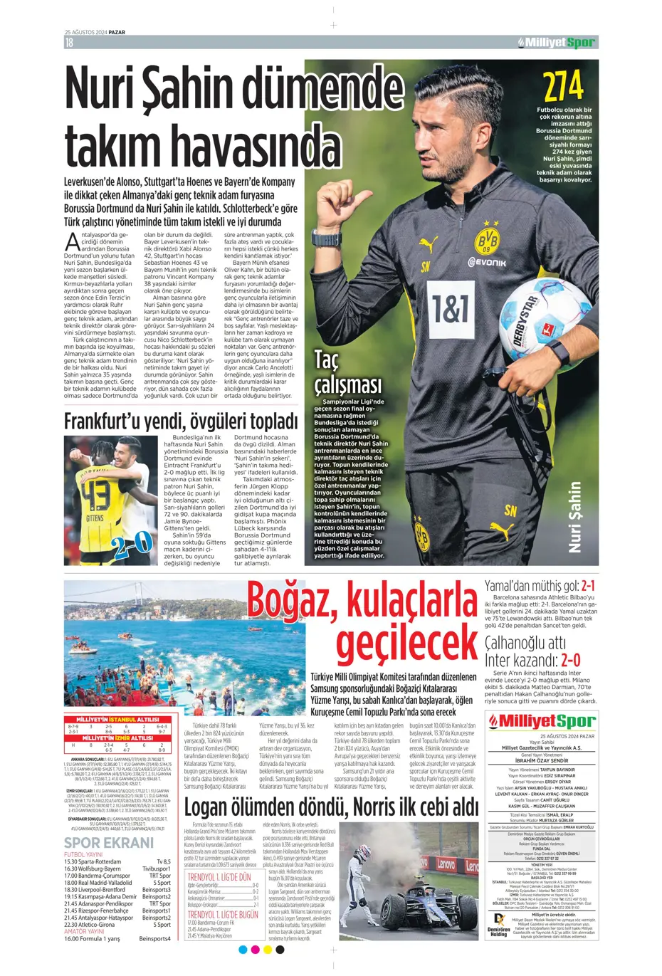"Fenerbahçe'den yıldız bombardımanı" | Sporun manşetleri - 23 "Fenerbahçe'den yıldız bombardımanı" | Sporun manşetleri - 23