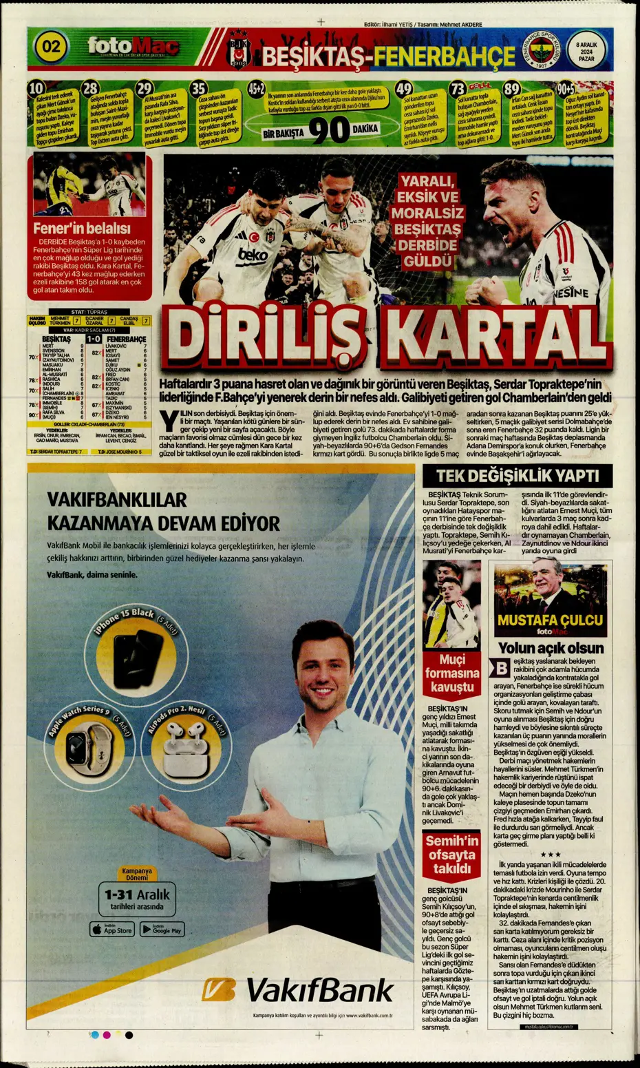"Derbider Mourinho" | Sporun manşetleri - 11 "Derbider Mourinho" | Sporun manşetleri - 11