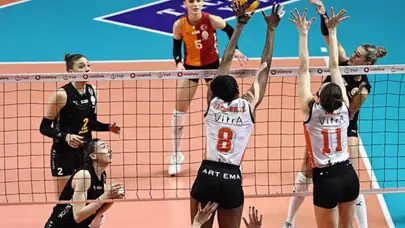Eczacıbaşı, Galatasaray'a set vermedi