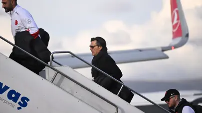 A Milli Takım, Karadağ maçı için Kayseri'den ayrıldı