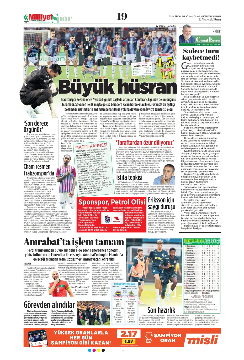 "Galatasaray yönetiminden flaş karar" | Sporun manşetleri (30 Ağustos 2024) - 27 "Galatasaray yönetiminden flaş karar" | Sporun manşetleri (30 Ağustos 2024) - 27