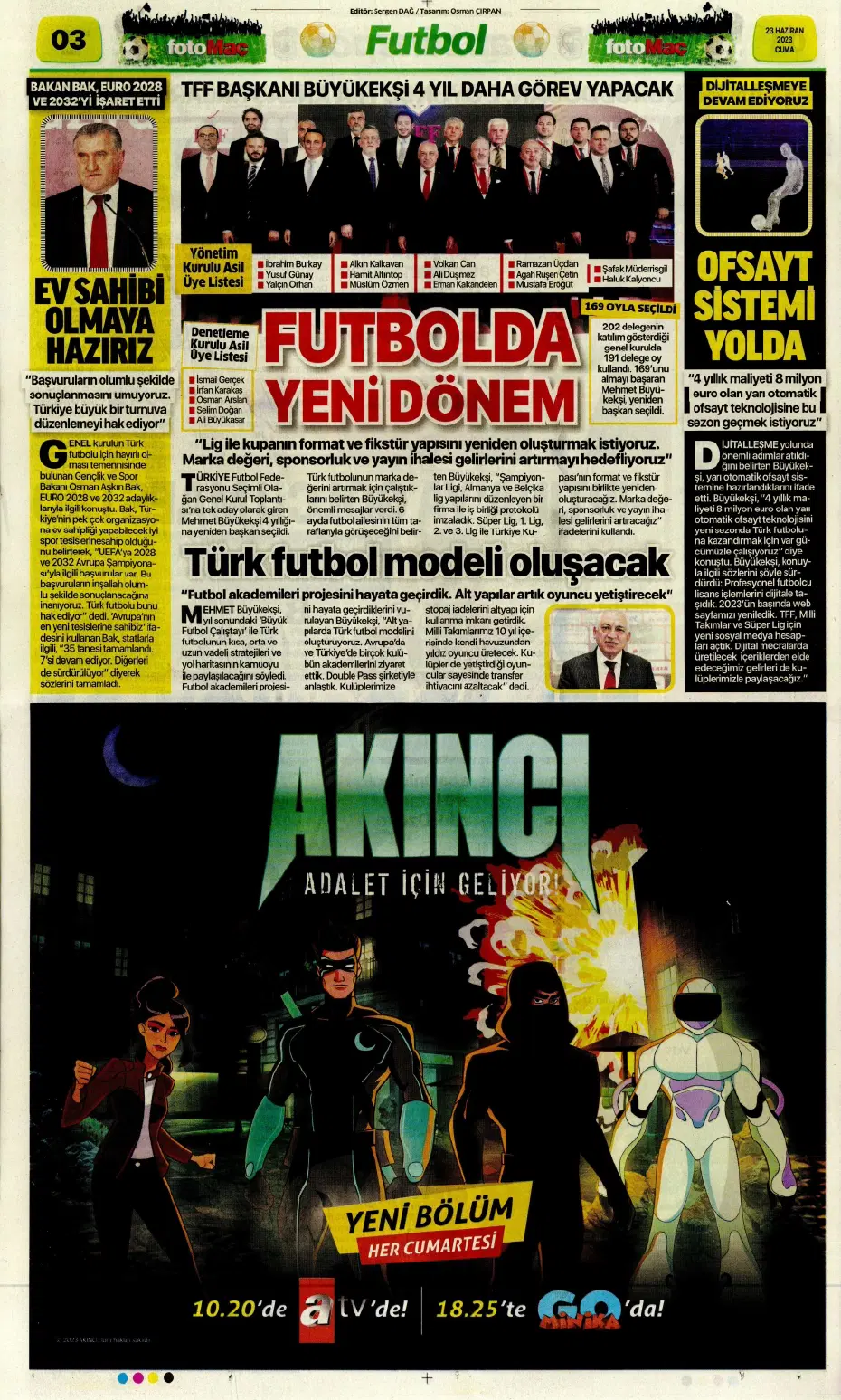"Cüneyt Çakır ve Abdullah Avcı geliyor" | Sporun manşetleri (23 Haziran 2023) - 7