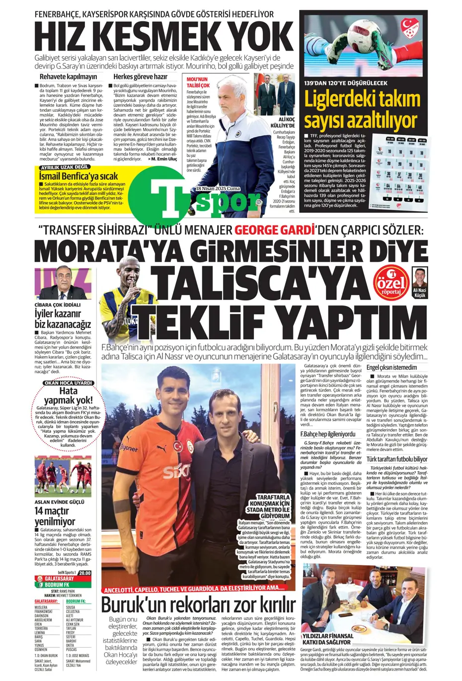 "Fenerbahçe'de sol artık Diouf'un" | Sporun manşetleri - 33