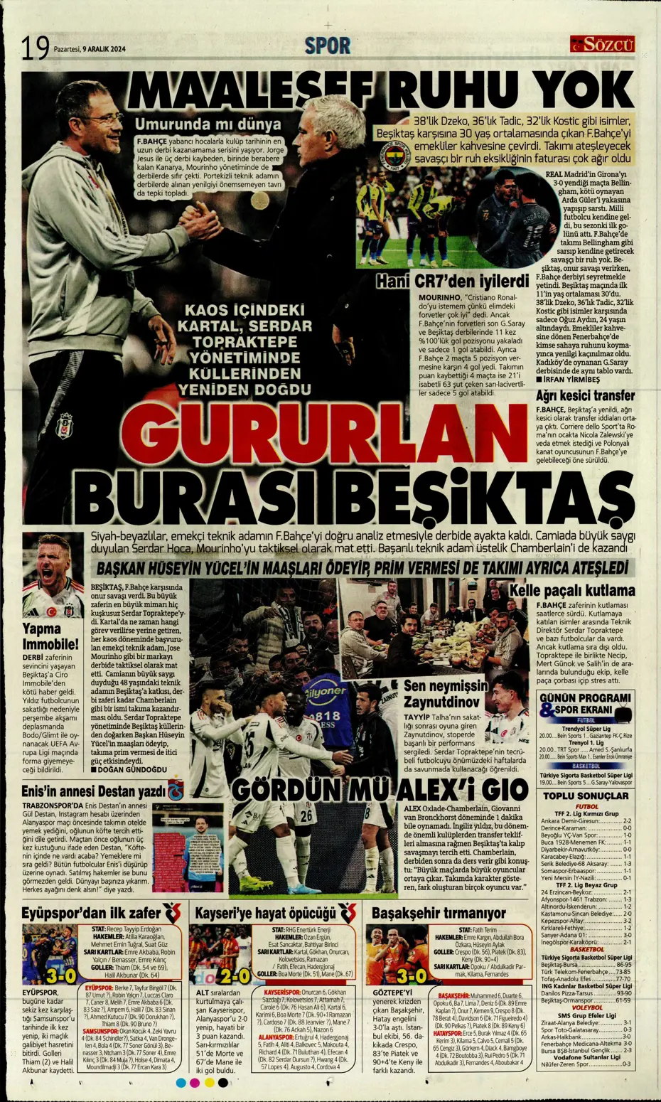 "Hakem katliamı" | Sporun manşetleri - 23 "Hakem katliamı" | Sporun manşetleri - 23