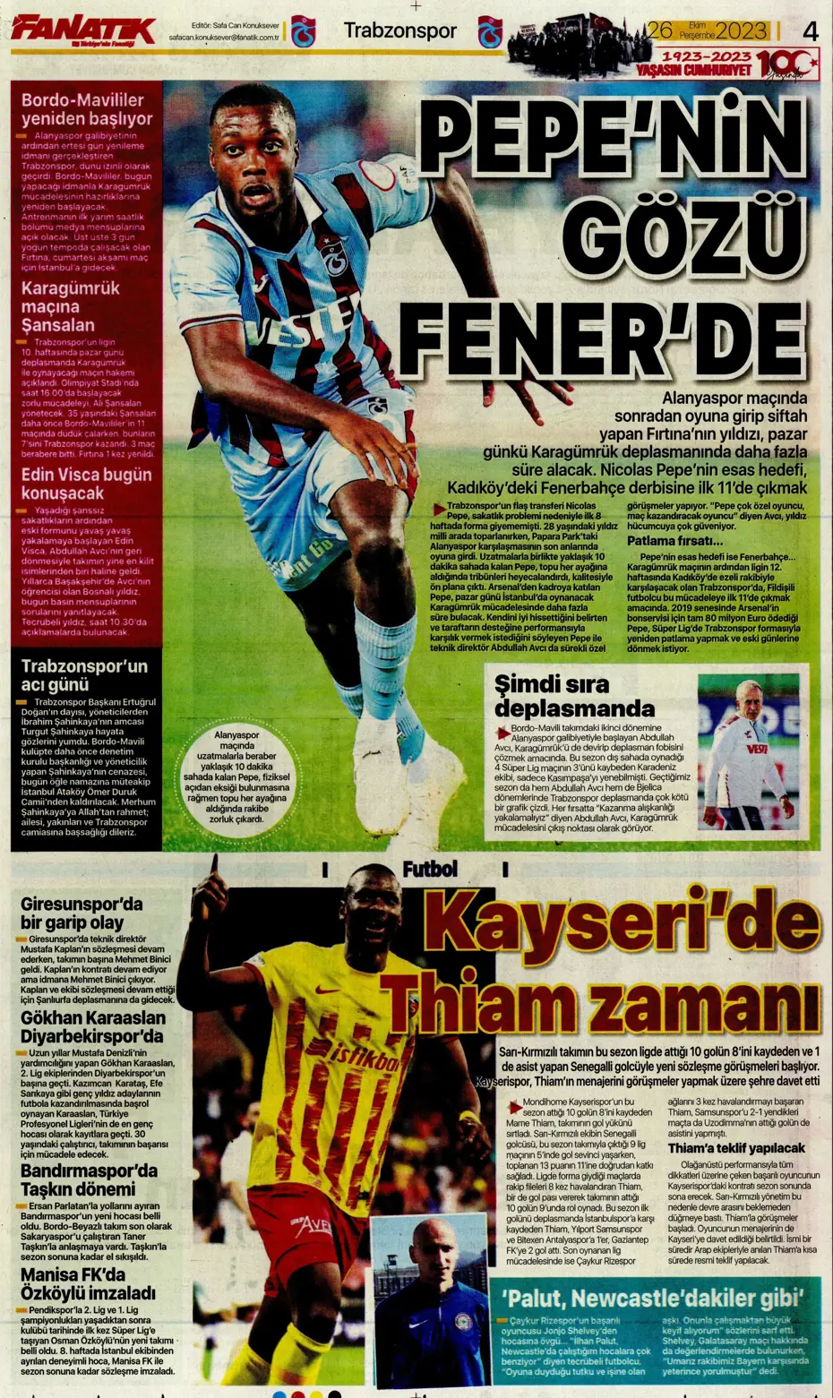 "Okan hoca haklıymış!" | Sporun manşetleri (26 Ekim 2023) - 7 "Okan hoca haklıymış!" | Sporun manşetleri (26 Ekim 2023) - 7