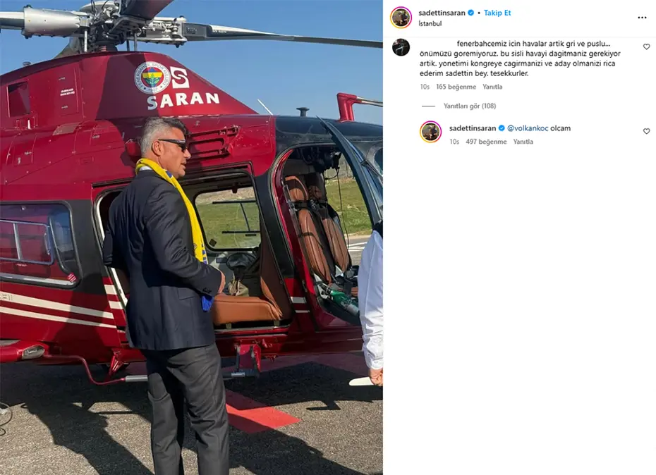 Ve Sadettin Saran'dan açıklama geldi: Fenerbahçe başkan adayı olacak mı? - 3 Ve Sadettin Saran'dan açıklama geldi: Fenerbahçe başkan adayı olacak mı? - 3