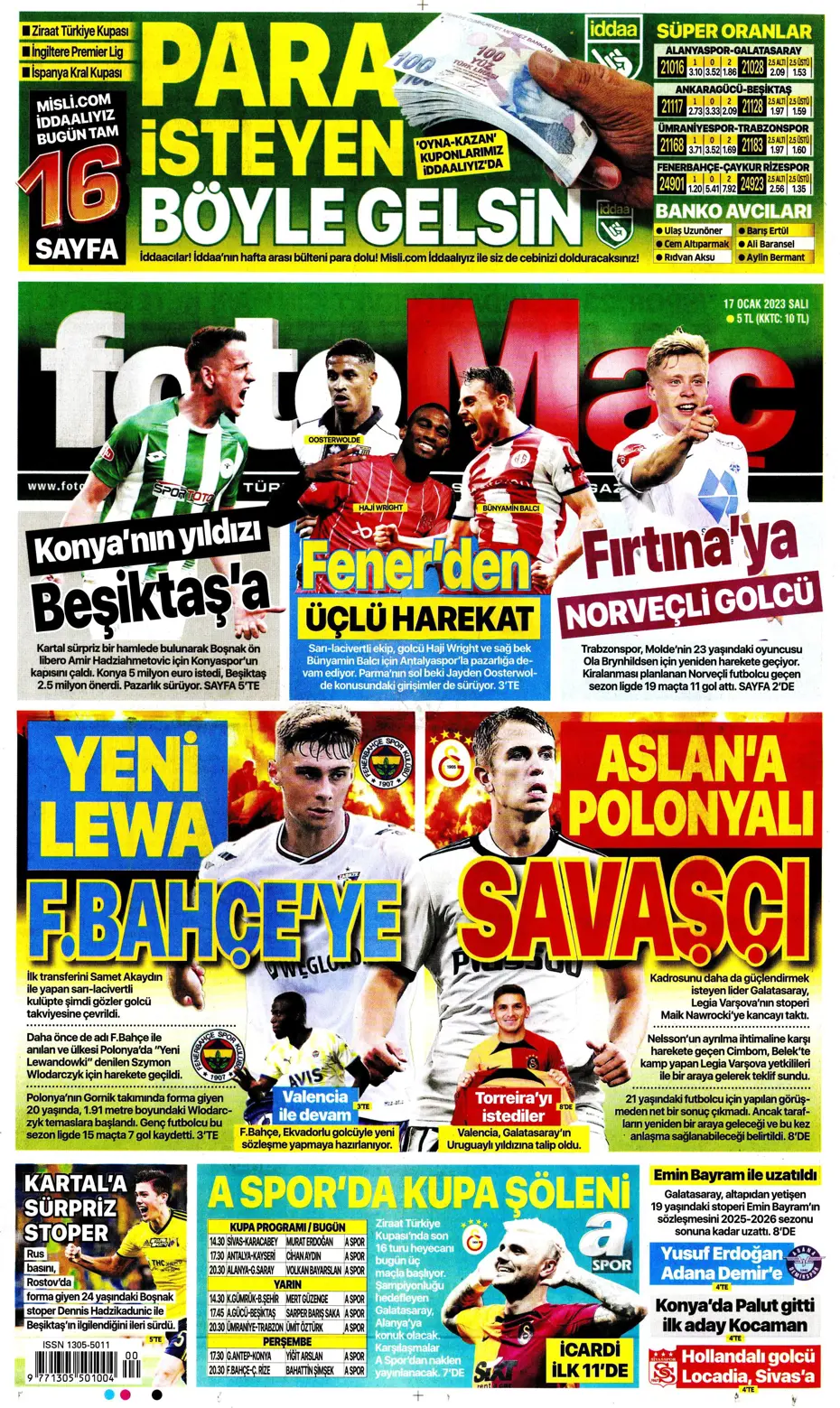 Sporun Manşetleri (17 Ocak 2023) - 7