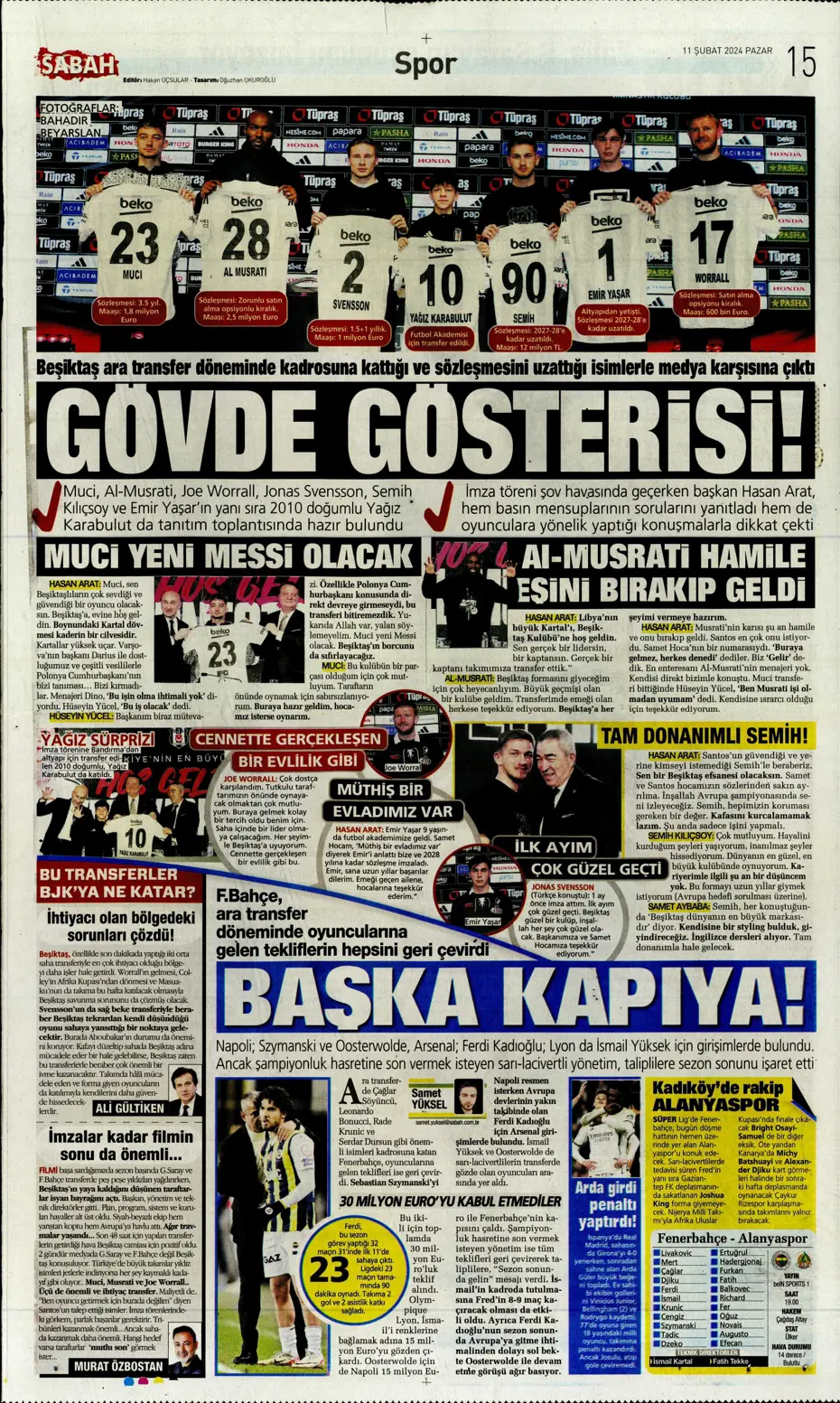 "30 saniyesi 7 milyon dolar" | Sporun manşetleri (11 Şubat 2024) - 31
