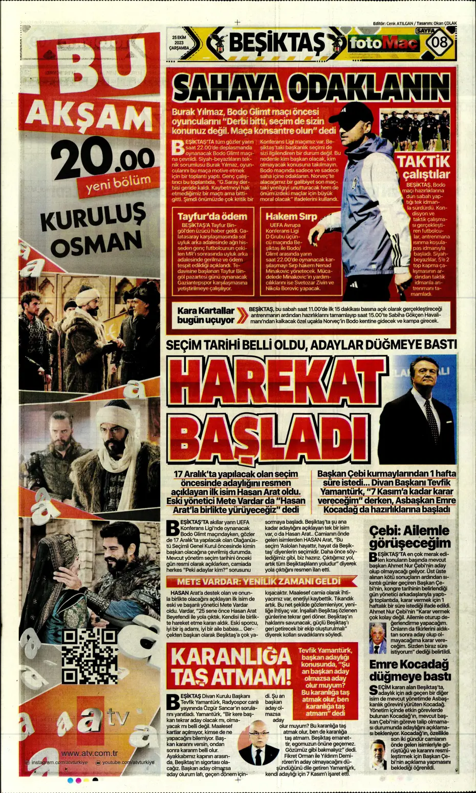 "Adaletin bu mu futbol?" | Sporun manşetleri (25 Ekim 2023) - 14