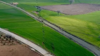 Kahramanmaraş’taki fay kırığı böyle görüntülendi