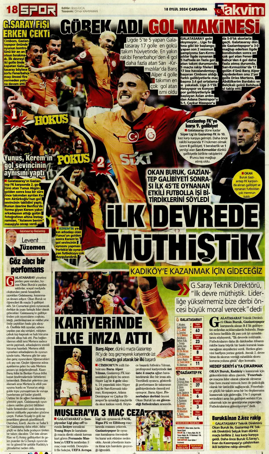 "Jose Mourinho'dan derbi kararı" | Sporun manşetleri - 33 "Jose Mourinho'dan derbi kararı" | Sporun manşetleri - 33